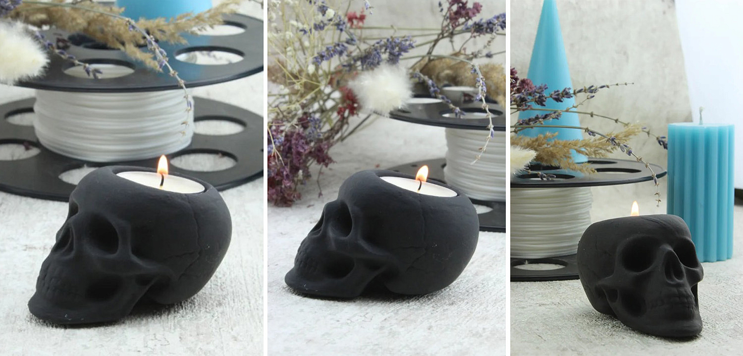 Подсвечник Black Skull Подсвечник Black Skull - Loft-Concept в Тюмени