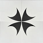 Дизайнерская плитка с узором Комета варинант исполнения - 1 | Loft Concept в Тюмени