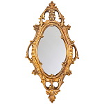 Зеркало настенное в ажурной раме бронзового цвета Classic Ornament Mirror варинант исполнения - 1 | Loft Concept в Тюмени