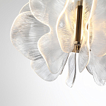 Люстра с крупными рельефным декором в виде лепестков 60 см Ethereal Bloom варинант исполнения - 5 | Loft Concept в Тюмени