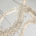 Двухъярусная кольцевая люстра с хрустальным декором Gilbertine Crystal Wavy Ring Chandelier варинант исполнения - 4 | Loft Concept в Тюмени