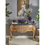 Чаша темно-синяя фарфоровая с бронзовыми ручками в виде ангелов Eden Garden варинант исполнения - 5 | Loft Concept в Тюмени