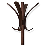 Вешалка коричневая с 4-мя крючками из пластика Curves Hangers варинант исполнения - 3 | Loft Concept в Тюмени