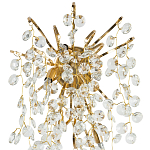 Бра с хрустальными подвесками на металлических ветках Fairytree Light Gold Wall Lamp варинант исполнения - 2 | Loft Concept в Тюмени
