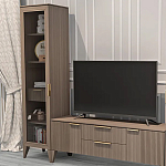 Витрина левая 1-дверная с ящиком и 5-ю полками Harper Line варинант исполнения - 2 | Loft Concept в Тюмени