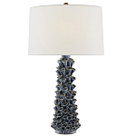 Настольная лампа с корпусом из цветков колокольчика Cascade of Blue Flowers варинант исполнения - 2 | Loft Concept в Тюмени