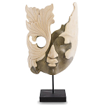 Маска ручной работы деревянная резная Mask Flower варинант исполнения - 1 | Loft Concept в Тюмени