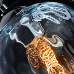 Подвесной светильник со стеклянном плафоном в форме бокала Kaleido варинант исполнения - 20 | Loft Concept в Тюмени