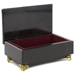 Шкатулка из натурального камня змеевик чёрного цвета Stone Casket варинант исполнения - 4 | Loft Concept в Тюмени