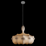 Подвесной светильник с белым фигурным абажуром и мягкими волнистыми краями Cloud Motion  варинант исполнения - 10 | Loft Concept в Тюмени