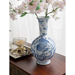 Ваза фарфоровая с синими цветочными мотивами Independence варинант исполнения - 4 | Loft Concept в Тюмени