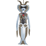 Кукла из джинсовой одежды и армейских палаток Rusalka Jeans&Tents варинант исполнения - 1 | Loft Concept в Тюмени