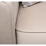 Диван двухместный раскладной светло-серый с кантом Pride варинант исполнения - 5 | Loft Concept в Тюмени