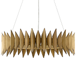 Люстра круглая с фактурным абажуром Graduated Heights варинант исполнения - 2 | Loft Concept в Тюмени