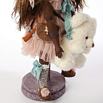 Авторская кукла Девочка с медвежонком варинант исполнения - 2 | Loft Concept в Тюмени