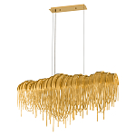 Люстра подвесная с металлическими дугами и длинными цепочками 115 см Atlantis Chain варинант исполнения - 2 | Loft Concept в Тюмени