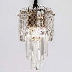 Подвесной хрустальный светильник Harmonica Crystal Gold Hanging Lamp варинант исполнения - 3 | Loft Concept в Тюмени