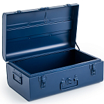 Металлический сундук Metal Dark Blue варинант исполнения - 3 | Loft Concept в Тюмени