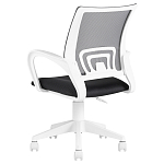 Офисное кресло с основанием из белого пластика Desk chairs Black варинант исполнения - 5 | Loft Concept в Тюмени