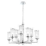 Люстра с 9-ю цилиндрическими стеклянными плафонами Jeanette варинант исполнения - 8 | Loft Concept в Тюмени