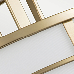 Потолочный светильник с белым матовым абажуром в металлическом каркасе Feiss варинант исполнения - 3 | Loft Concept в Тюмени