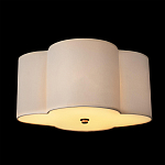 Потолочный светильник с белым волнистым плафоном из ткани Vitorino варинант исполнения - 2 | Loft Concept в Тюмени