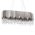 Большая многоярусная люстра Iroh Future Хром варинант исполнения - 1 | Loft Concept в Тюмени