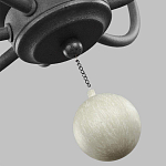 Люстра с 6-ю лампами и кремовыми деревянными бусинами Feiss варинант исполнения - 7 | Loft Concept в Тюмени