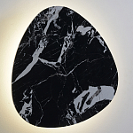 Бра треугольной формы из искусственного мрамора черного цвета Длина 47 см Ginger & Jagger варинант исполнения - 2 | Loft Concept в Тюмени