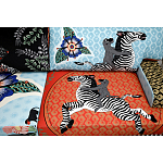 Большой Трехместный Диван с цветным принтом Qalakabusha Large Sofa варинант исполнения - 6 | Loft Concept в Тюмени