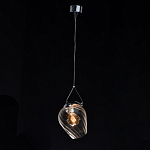 Подвесной светильник со стеклянном плафоном в форме бокала Kaleido варинант исполнения - 3 | Loft Concept в Тюмени