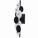 Бра светодиодное из черно-белых дисков Contrast Sample варинант исполнения - 3 | Loft Concept в Тюмени