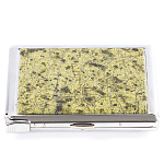 Портсигар на 10 сигарет с газовой зажигалкой из натурального камня Змеевик Светлый Stone Cigarettes Cases варинант исполнения - 1 | Loft Concept в Тюмени