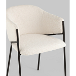 Стул Brace букле белый варинант исполнения - 2 | Loft Concept в Тюмени