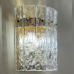 Бра с вертикальными рельефными стеклянными вставками Textured Glass варинант исполнения - 2 | Loft Concept в Тюмени