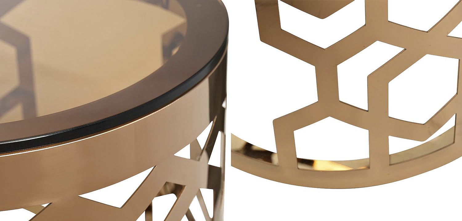 Подставка Yen Geometry pink gold cylinder 70 Подставка Yen Geometry pink gold cylinder 70 - Loft-Concept в Тюмени
