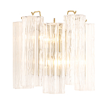 Бра с вертикальными стеклянными подвесками Hexagon Tube Light варинант исполнения - 3 | Loft Concept в Тюмени