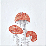 Плитка с узором Мухомор варинант исполнения - 2 | Loft Concept в Тюмени