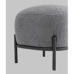 Пуф Стоун букле Fluffy темно-серый варинант исполнения - 2 | Loft Concept в Тюмени