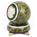 Часы настольные в виде шара из натурального камня Ball Stone Clock варинант исполнения - 5 | Loft Concept в Тюмени