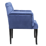 Кресло Addison Chic Armchair deep blue velour варинант исполнения - 2 | Loft Concept в Тюмени