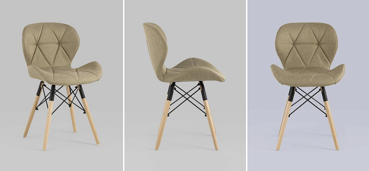Стул Jeroen Chair Рогожка Коричневый Цвет Стул Jeroen Chair Рогожка Коричневый Цвет - Loft-Concept в Тюмени