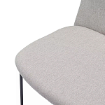 Стул мягкий светло-серый Chair Gray Runners варинант исполнения - 6 | Loft Concept в Тюмени