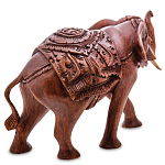 Статуэтка из дерева суар в виде слона Two Tusks варинант исполнения - 2 | Loft Concept в Тюмени