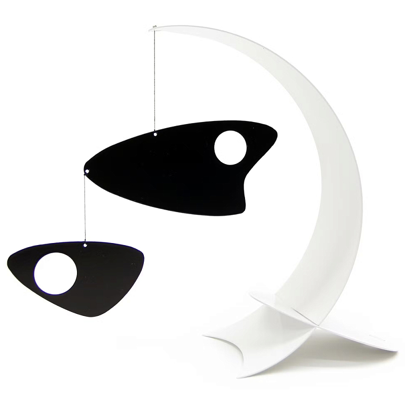 Декоративная статуэтка Abstract Fish Statuette Белый Черный Декоративная статуэтка Abstract Fish Statuette Белый Черный в Тюмени | Loft Concept