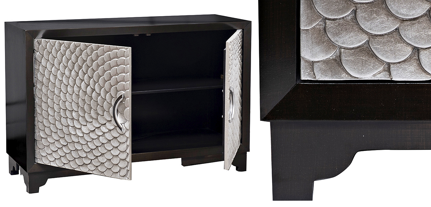 Комод с рельефным орнаментом Рыбья чешуя Fish scales Chest of drawers Комод с рельефным орнаментом Рыбья чешуя Fish scales Chest of drawers - Loft-Concept в Тюмени