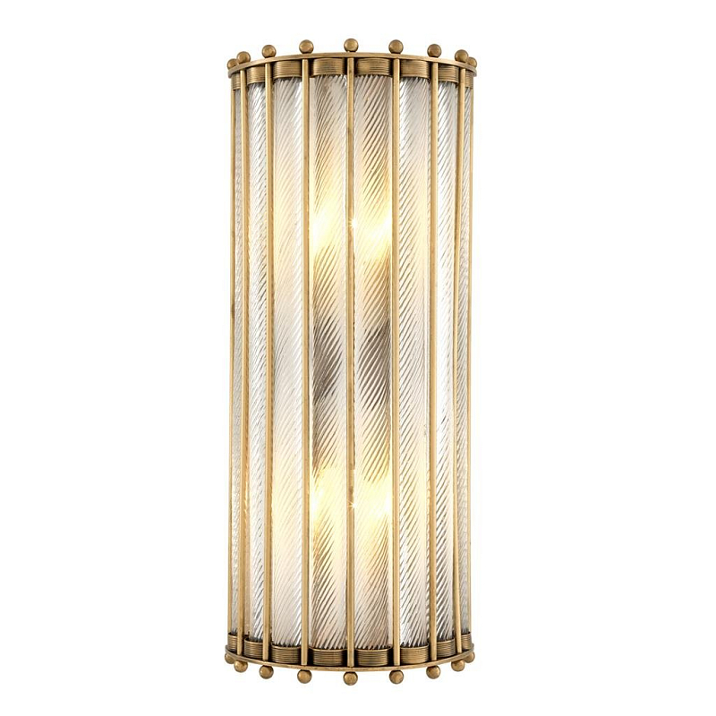 Бра Wall Lamp Tiziano Латунь Прозрачное Стекло Бра Wall Lamp Tiziano Латунь Прозрачное Стекло в Тюмени | Loft Concept