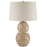 Настольная лампа с декоративными элементами в виде ракушек Frosting варинант исполнения - 3 | Loft Concept в Тюмени