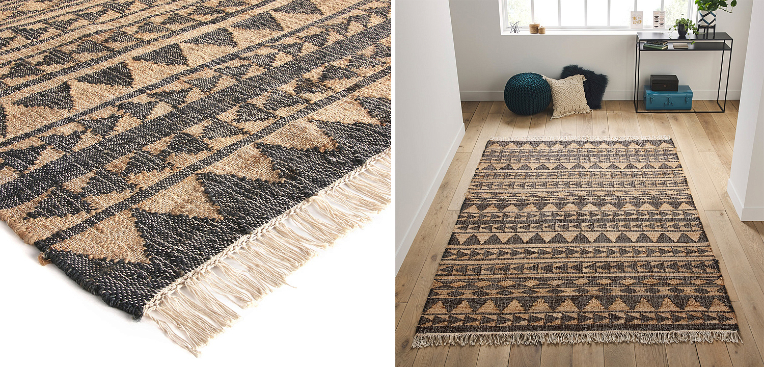 Ковер с бахромой Carpet Graphic Design Triangles Ковер с бахромой Carpet Graphic Design Triangles - Loft-Concept в Тюмени