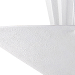 Люстра светодиодная белая геометрической формы с рифленым плафоном White Geometric Lamps варинант исполнения - 3 | Loft Concept в Тюмени